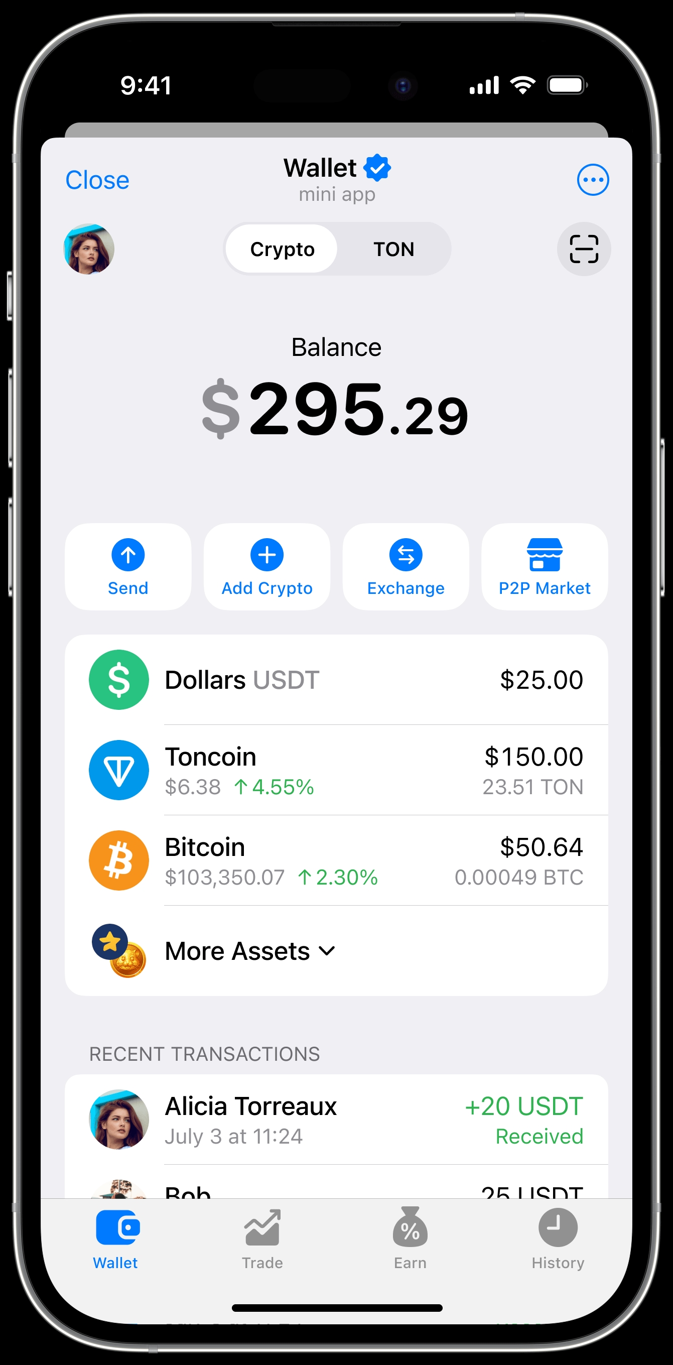 Crypto Wallet device